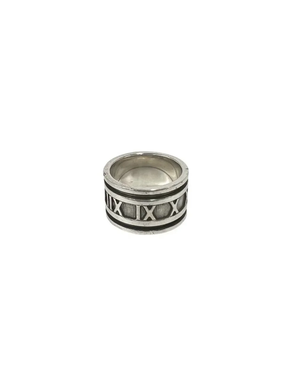 Tiffany & Co Vintage Atlas Wide Ring 925 Sterling Silver